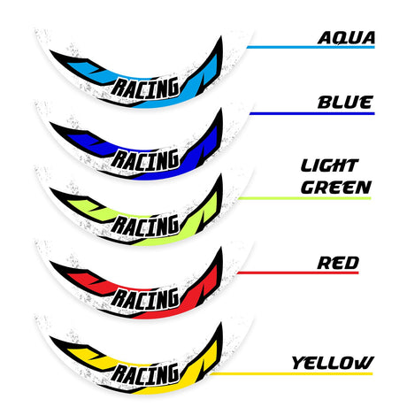 StickerBao J08W Advanced 2-Piece Rim Sticker Universal Motorcycle 17 inch Inner Edge Wheel Decal For Ducati