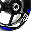 StickerBao Blue J10W Advanced 2-Piece Rim Sticker Universal Motorcycle 17 inch Rim Wheel Decal For Honda