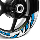 StickerBao Aqua Universal 17 inch Motorcycle J12W Advanced 2-Piece Rim Sticker Rim Wheel Decal  For Aprilia