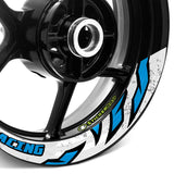 StickerBao Aqua Universal 17 inch Motorcycle J12W Advanced 2-Piece Rim Sticker Rim Wheel Decal  For Aprilia