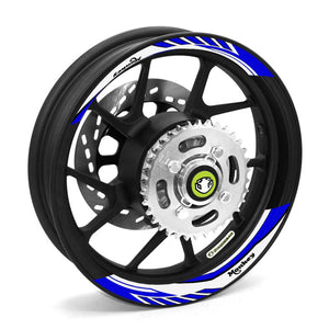 For Honda Monkey 125 Logo Raz 03 12'' Rim Wheel Stickers RR03W 2-Piece Decal.
