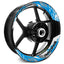 17 inch Rim Wheel Stickers S02W 2-Piece Decal |  For Buell Ulysses Lightning Firebolt.
