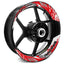 17 inch Rim Wheel Stickers S02W 2-Piece Decal |  For Buell Ulysses Lightning Firebolt.