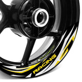 17 inch Rim Wheel Stickers S04B 2-Piece Decal |  For Honda CBR600RR CBR1000RR.