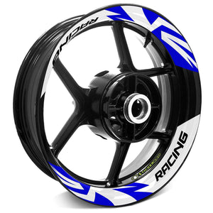 17'' Rim Wheel Stickers S09W 2-Piece Decal |  For Yamaha FZ07 FZ09 FZ10 FJR1300.