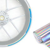 Aprilia Dorsoduro 17 inch Rim Rainbow Holographic Wheel Stickers J01 Rim Skin Decal Strip | For Aprilia Dorsoduro 1200 750 900.