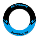 17 inch Rim Wheel Stickers FL01B SUPERMOTO Lightning Whole Rim Decal | For Honda CRF150 CRF250L CRF250X.