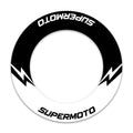 17 inch Rim Wheel Stickers FL01B SUPERMOTO Lightning Whole Rim Decal | For Honda CRF150 CRF250L CRF250X.