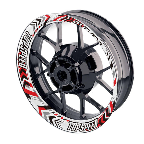 17 inch Rim Wheel Stickers J05W Whole Rim Decal | For MV Agusta SUPERVELOCE 800 TURSIMO VELOCE 800 ROSSO.