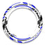 17 inch Rim Wheel Stickers J09W Whole Rim Decal | For Yamaha YZF R1 R1M YZF R125 YZF R15 YZF R25 YZF R3 YZF R6 YZF R7.