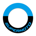 17 inch Rim Wheel Stickers OG01B SUPERMOTO Half Whole Rim Decal | For Kawasaki KX80 KX85 KXF450 KXF250.