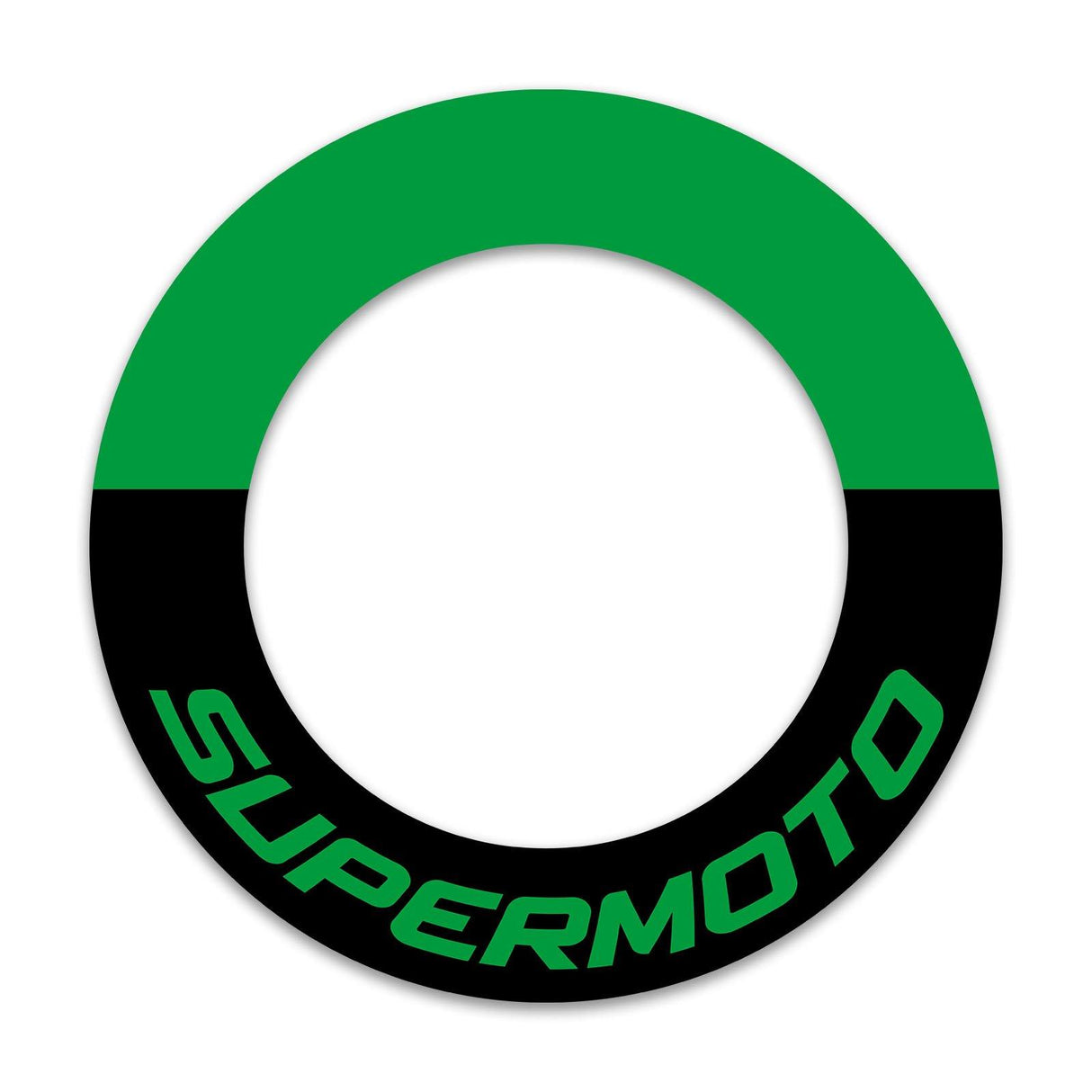 17 inch Rim Wheel Stickers OG01B SUPERMOTO Half Whole Rim Decal | For Kawasaki KX80 KX85 KXF450 KXF250.