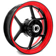 17 inch Rim Wheel Stickers Plain Colored Whole Rim Decal | For Aprilia Honda BMW Suzuki Yamaha.