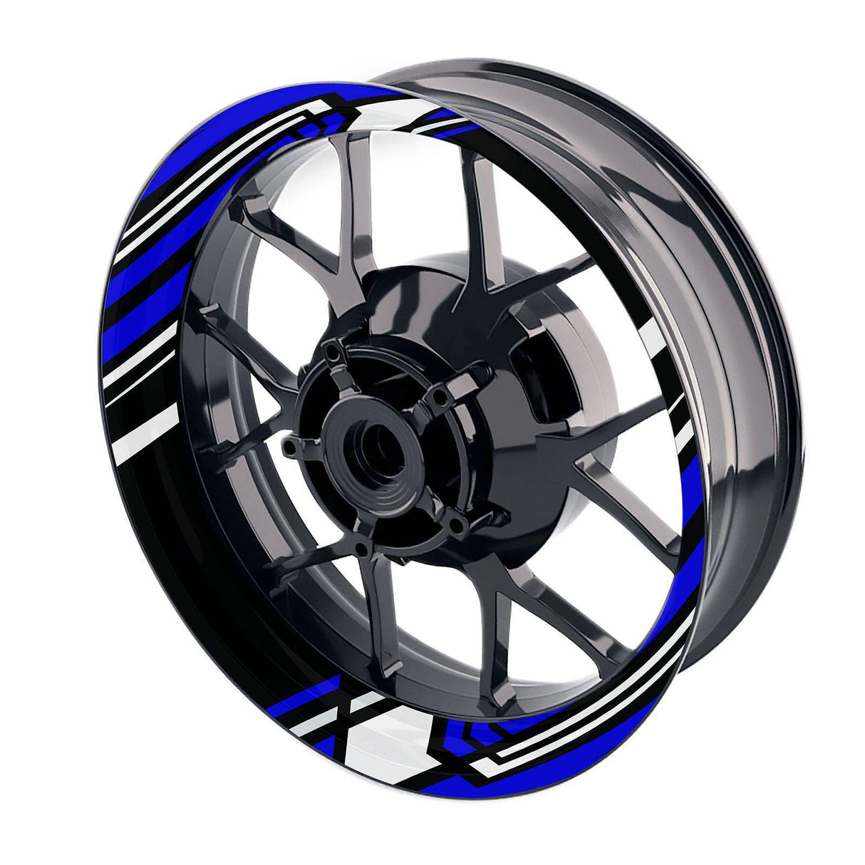 17 inch Rim Wheel Stickers S01B Whole Rim Decal | For Yamaha MT-03 MT-07 MT-09 SP MT-10 SP MT-125 MT-25.