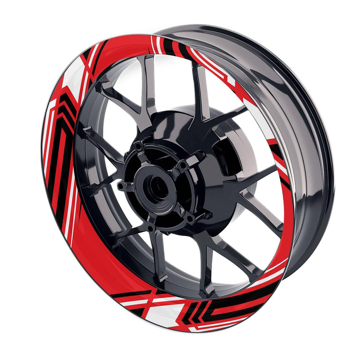 17 inch Rim Wheel Stickers S09B Whole Rim Decal | For Honda CBR1000RR CBR250RR CBR300R CBR400R CBR500R CBR650R.