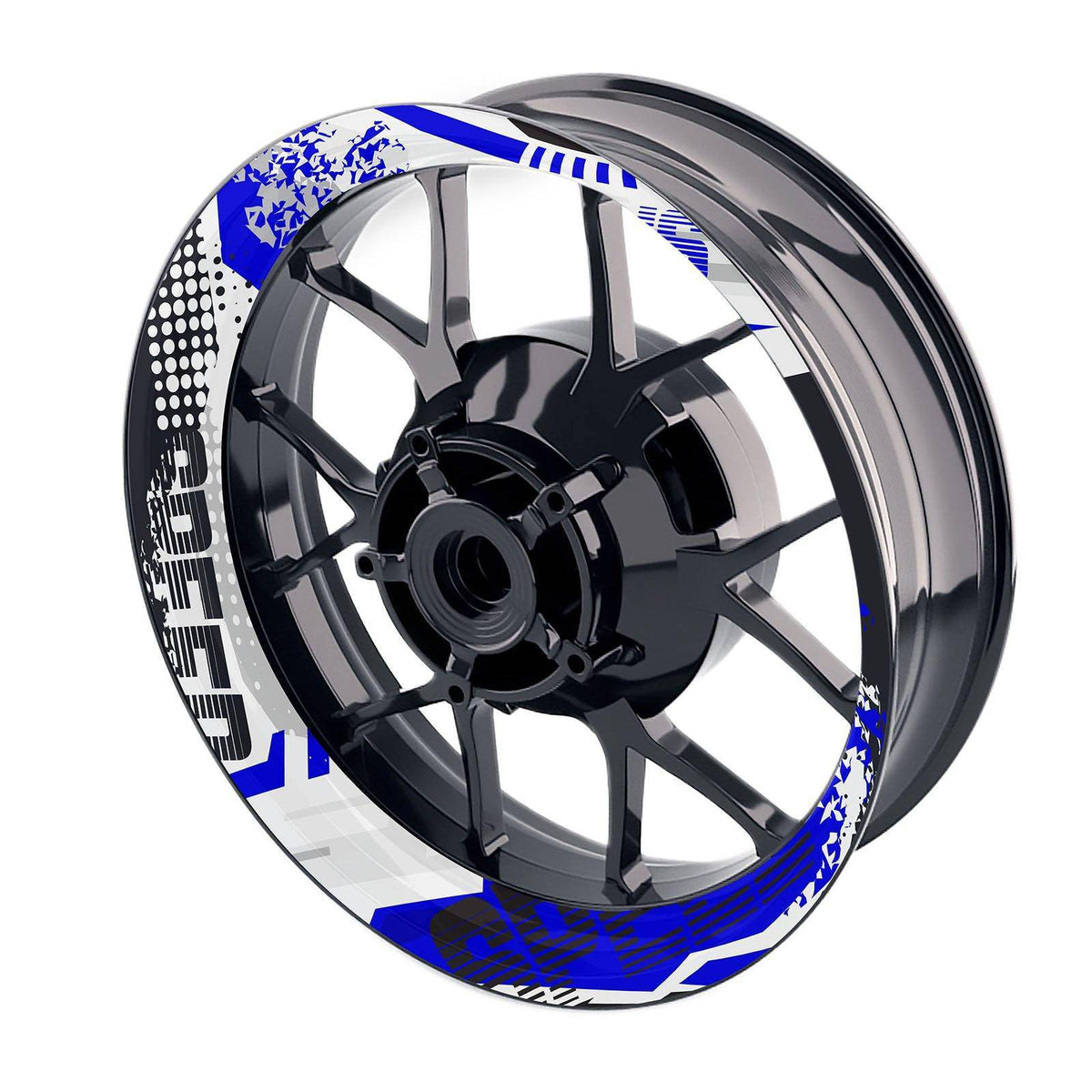 Suzuki Rim Sticker 17 inch Rim Wheel Stickers T03W Whole Rim Decal | For Suzuki GIXXER 250 ...