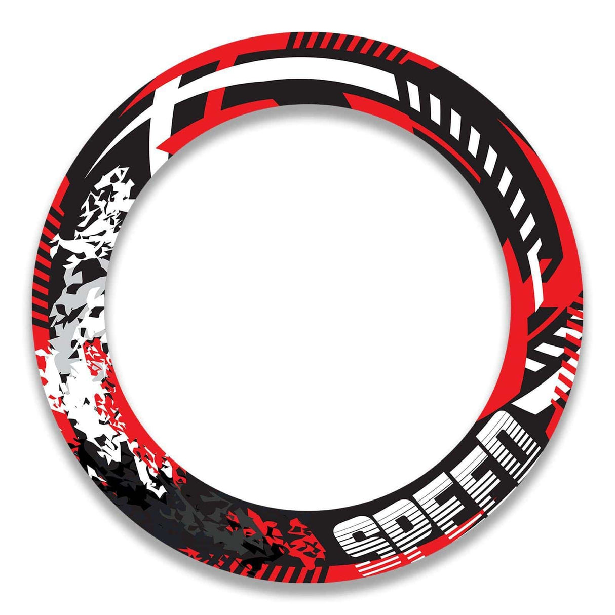 17 inch Rim Wheel Stickers T08W Whole Rim Decal | For Triumph SPEED TRIPLE RS SPEED TWIN 1200.