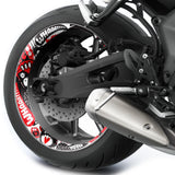 Cute Scary Monster T13 Rim Decal Whole Rim | For Honda CBR600RR Fireblade.