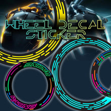 Load image into Gallery viewer, Neon Stripes T16 Wheel Rim Sticker Whole Rim | For Honda CBR1000RR Fireblade CBR.
