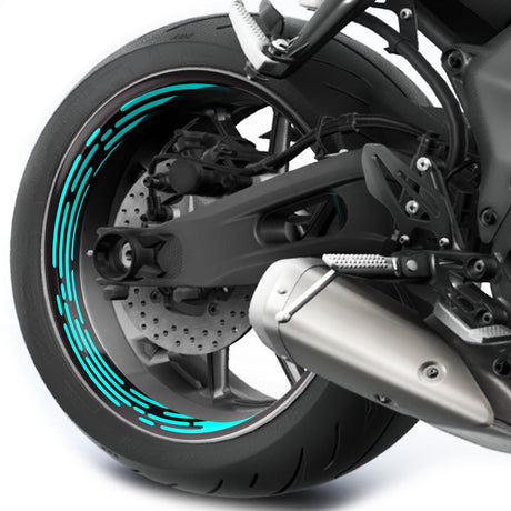 Neon Tron T18 Wheel Rim Sticker Whole Rim | For Aprilia Dorsoduro 750 900 1200.