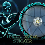 Neon Tron T18 Wheel Rim Sticker Whole Rim | For Aprilia Dorsoduro 750 900 1200.
