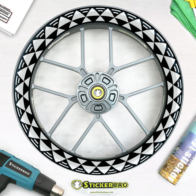 ToTriangular T20 Wheel Sticker Whole Rim | For Ducati Hypermotard Diavel.
