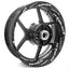 For Suzuki GIXXER Logo 17 inch Rim Wheel Stickers TA001 Whole Rim Decal.