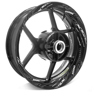 For Suzuki GSX-R 1000 Logo 17'' Rim Wheel Stickers TA001 Whole Rim Decal.