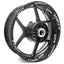For Kawasaki Ninja 400 Logo 17 inch Rim Wheel Stickers TA001 Whole Rim Decal.