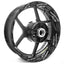 For Kawasaki Ninja ZX-25R Logo 17 inch Rim Wheel Stickers TA001 Whole Rim Decal.