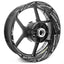 For Kawasaki ZX-25R Logo 17 inch Rim Wheel Stickers TA001 Whole Rim Decal.