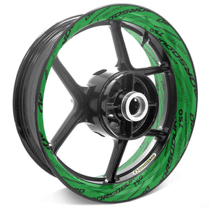 For Aprilia Dorsoduro 750 Logo SMV750 17'' Rim Wheel Stickers TA001 Whole Rim Decal.