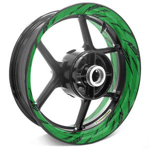 For Aprilia RSV Logo RSV1000R RSV Mille 17'' Rim Wheel Stickers TA001 Whole Rim Decal.