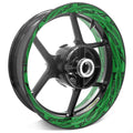 For Kawasaki ZX-25R Logo 17 inch Rim Wheel Stickers TA001 Whole Rim Decal.