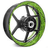 For Ducati Monster 821 Logo 17 inch Rim Wheel Stickers TA001 Whole Rim Decal.