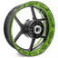 For Kawasaki Ninja 1000 Logo 17 inch Rim Wheel Stickers TA001 Whole Rim Decal.
