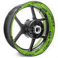 For Kawasaki Ninja 400 Logo 17 inch Rim Wheel Stickers TA001 Whole Rim Decal.