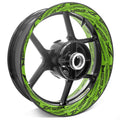 For Kawasaki ZX-25R Logo 17 inch Rim Wheel Stickers TA001 Whole Rim Decal.