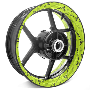 For Yamaha MT-09 MT09 Logo 17'' Rim Wheel Stickers TA001 Whole Rim Decal.