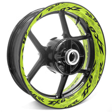 Load image into Gallery viewer, For Kawasaki ZX-6RR Logo 17&#39;&#39; Rim Wheel Stickers TA001 Whole Rim Decal.
