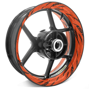 For Aprilia RSV Logo RSV1000R RSV Mille 17'' Rim Wheel Stickers TA001 Whole Rim Decal.