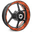 For Aprilia Tuono Logo Tuono 125 200 660 V4 17 inch Rim Wheel Stickers TA001 Whole Rim Decal.