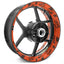 For Kawasaki Z400 Logo 17 inch Rim Wheel Stickers TA001 Whole Rim Decal.