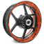 For Kawasaki ZX-10RR Logo 17 inch Rim Wheel Stickers TA001 Whole Rim Decal.