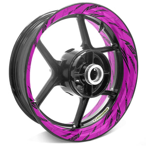 For Aprilia RSV Logo RSV1000R RSV Mille 17'' Rim Wheel Stickers TA001 Whole Rim Decal.