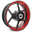 For Triumph Daytona 675 Logo 17 inch Rim Wheel Stickers TA001 Whole Rim Decal.