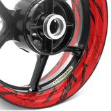 For Aprilia RSV4 Logo RSV4 RR 17 inch Rim Wheel Stickers TA001 Whole Rim Decal.