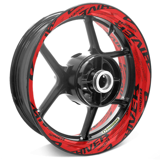 For Aprilia Shiver Logo SL750 SL900 17 inch Rim Wheel Stickers TA001 Whole Rim Decal.