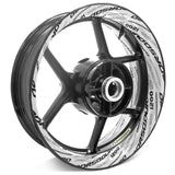 For Aprilia Dorsoduro 1200 Logo SMV1200  17 inch Rim Wheel Stickers TA001 Whole Rim Decal.