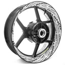 For Ducati Monster 796 Logo 17 inch Rim Wheel Stickers TA001 Whole Rim Decal.